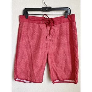 Old Navy Mens Medium Red Board Shirts Polyester Drawstring Outdoor Preowned